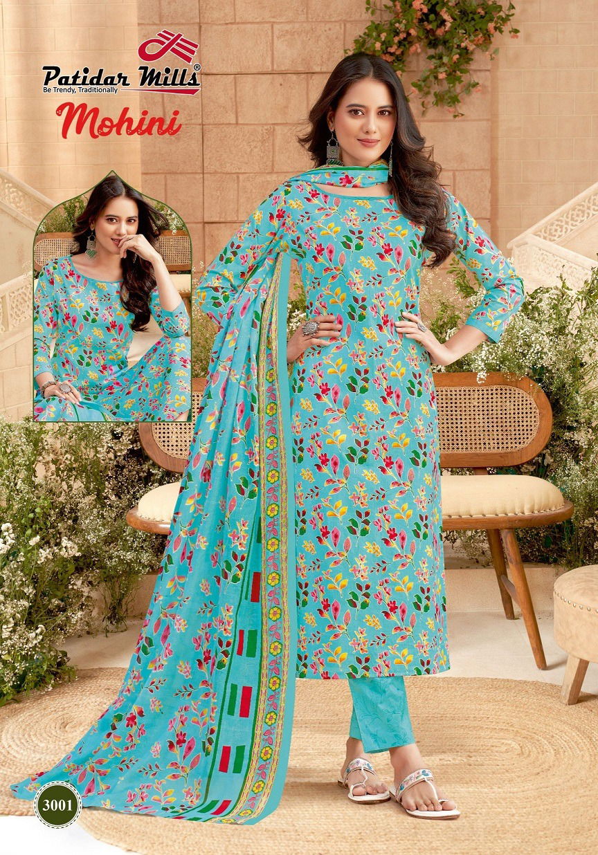 Mohini Vol 3 By Patidar Cotton Printed Kurta With Bottom Dupatta